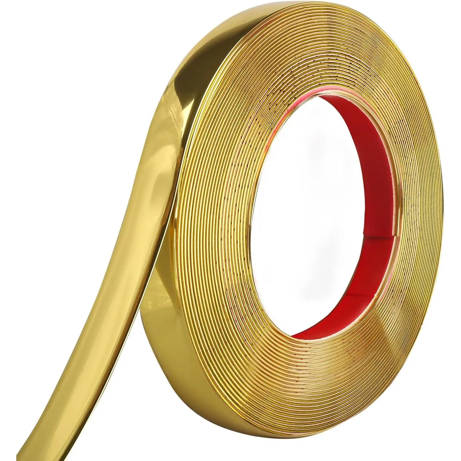9.8 Ft Peel and Stick Molding Trim,  Decorative Strip | Adhesive Mirror Borders for  Decoration Wall Protection Flexible Mirror Tape Border Flexible Wall Trim Molding