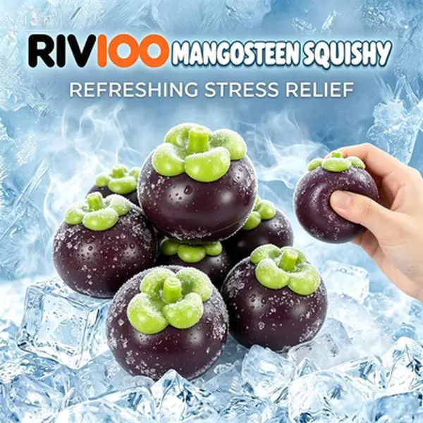 RIVIOOKorea popular temperature change mango building block homemade handmade ball pinching music slow rebound decompression artifact decompression toy