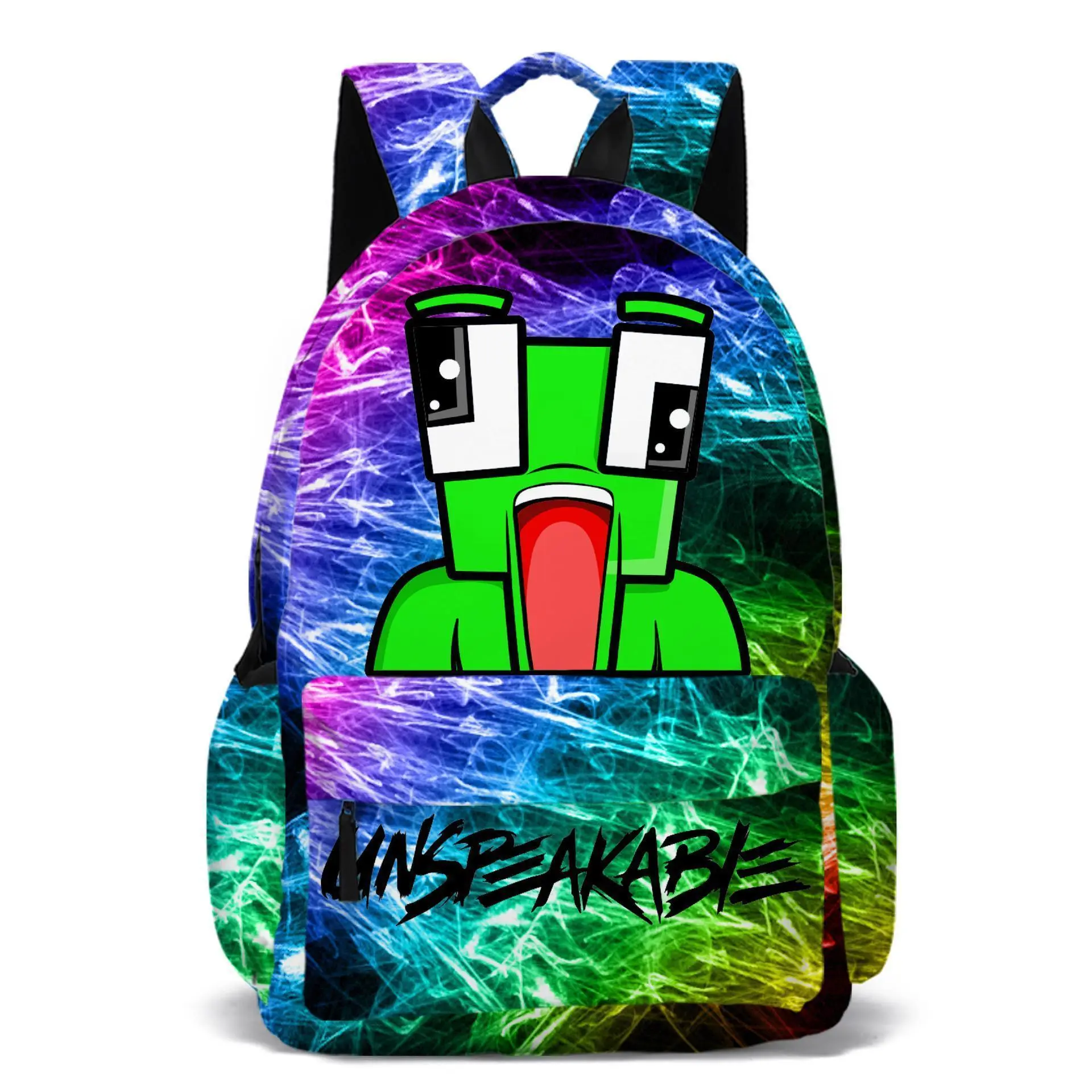 UNSPEAKABLE Anime Backpack for Women/Men/Teens, Day Packs Knapsacks Casual Backpacks Gift for Gym Travel Camping Outdoor Work Business