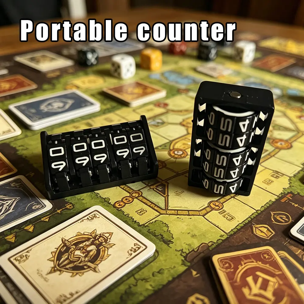 2pcs Board game scoring wheel, numerical calculator, manual scoring device for pool, portable five-digit counting wheel, compact and portable in size, easy to store and carry, suitable for professional scoring and regular matches scoring