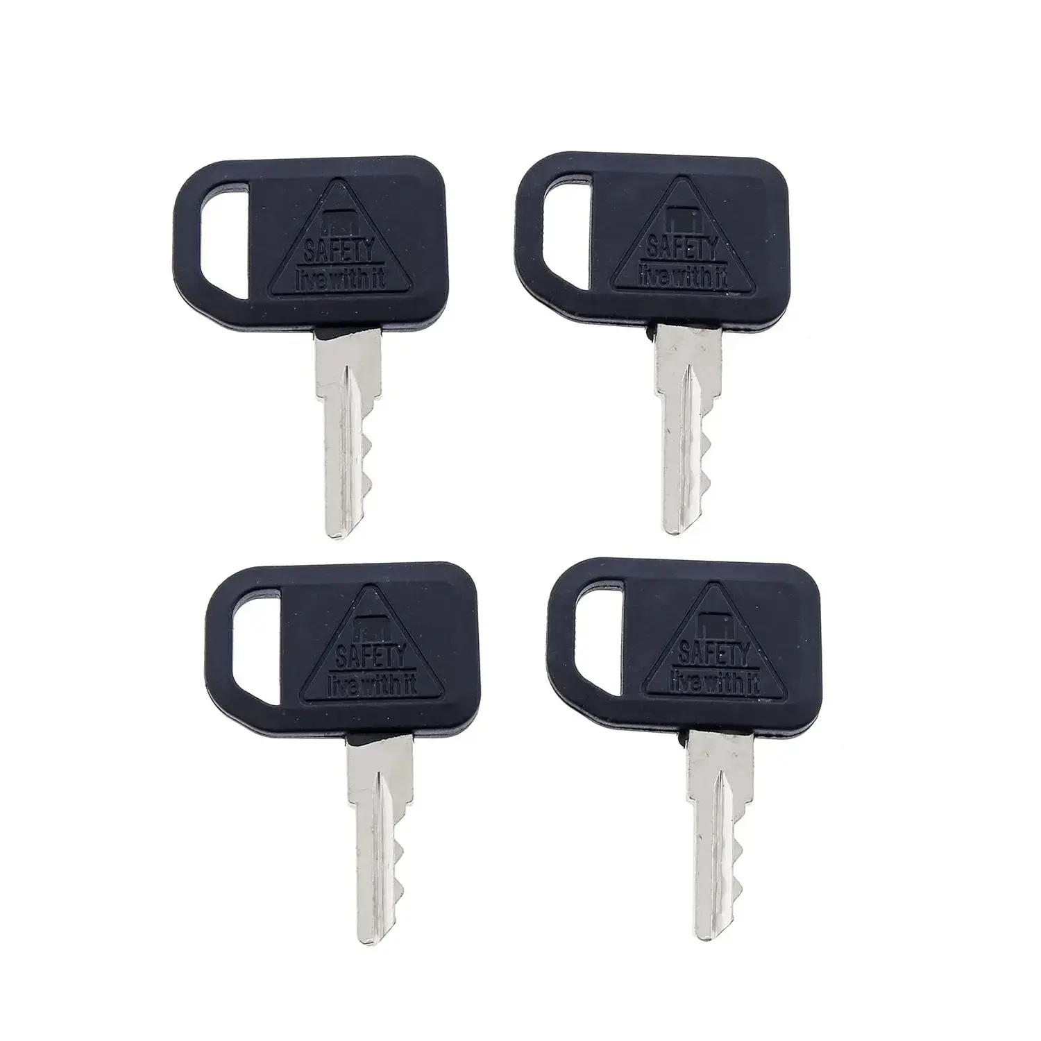 FridayParts 4 Pcs Ignition Key AM131841 AM101600 for John Deere Tractor GT235 GT245 GX85 GX255 LX186 LX188 LX266 LX277 X728 X729