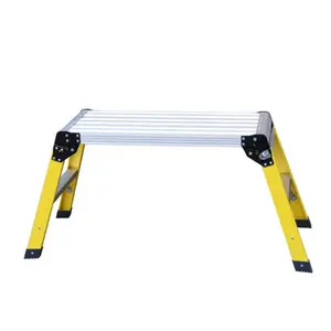 Heavy Duty Aluminum Step Ladder – Foldable Platform Ladder with 330 lbs Load Capacity