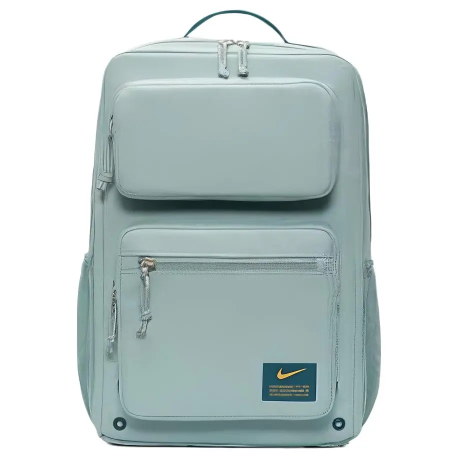 Nike Training Backpack – High-Capacity Portable Air-Cushioned Polyester Backpack for Men and Women, Casual Style in Blue