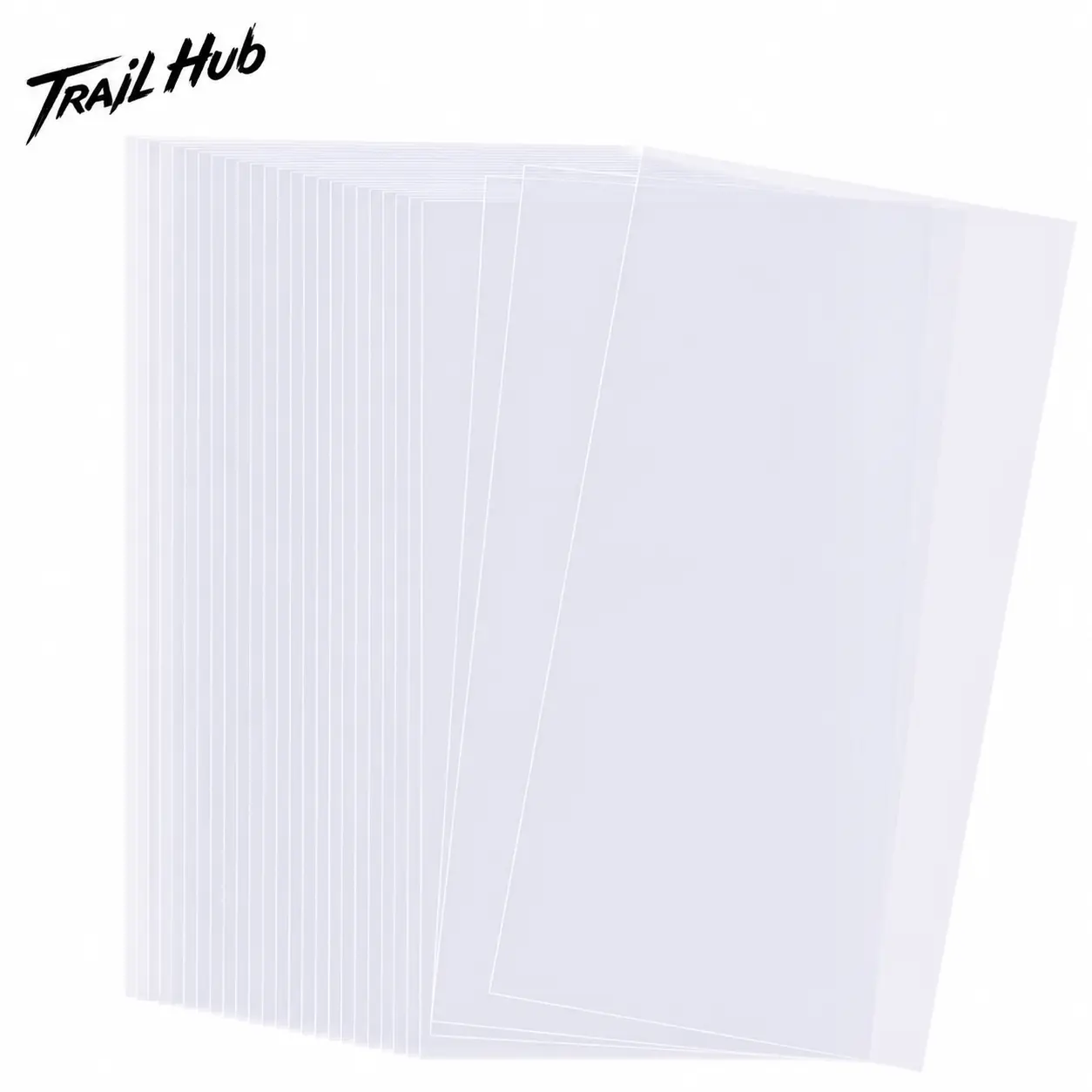 Premium Transparent Acetate Sheets for Art & Design – 30/50/60-Piece Assorted Thickness Drawing Templates, Precision-Cut Polyester Film for Tracing, Stenciling, Drafting, and Craft Projects – Acid-Free, Smudge-Resistant, Reusable Plastic Board