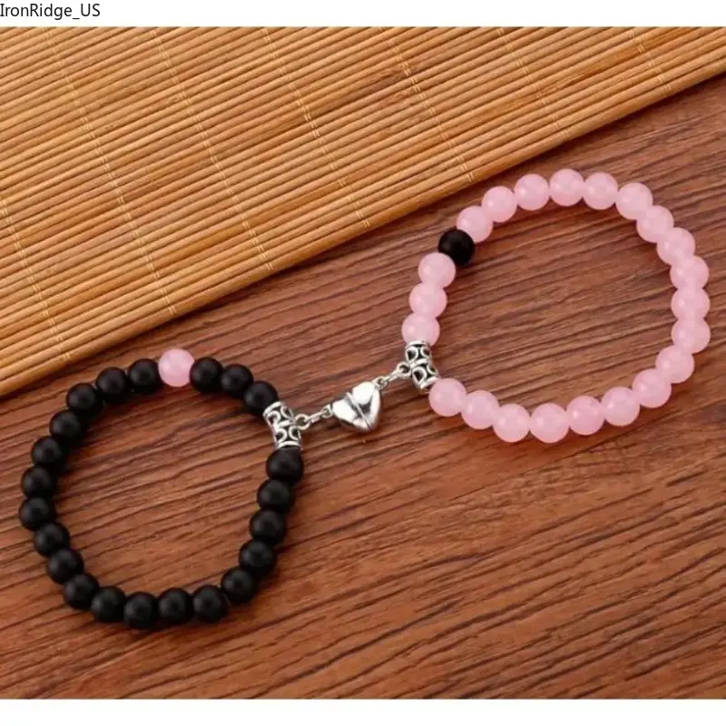 2026 Upgraded Adjustable‑Strap Personalized Couples Bracelet Set, Simple Matching BF & GF Fashion Jewelry, Romantic Valentine’s Day Gift for Men & Women, Accessory for Sports, Outdoor & Holiday Gifting