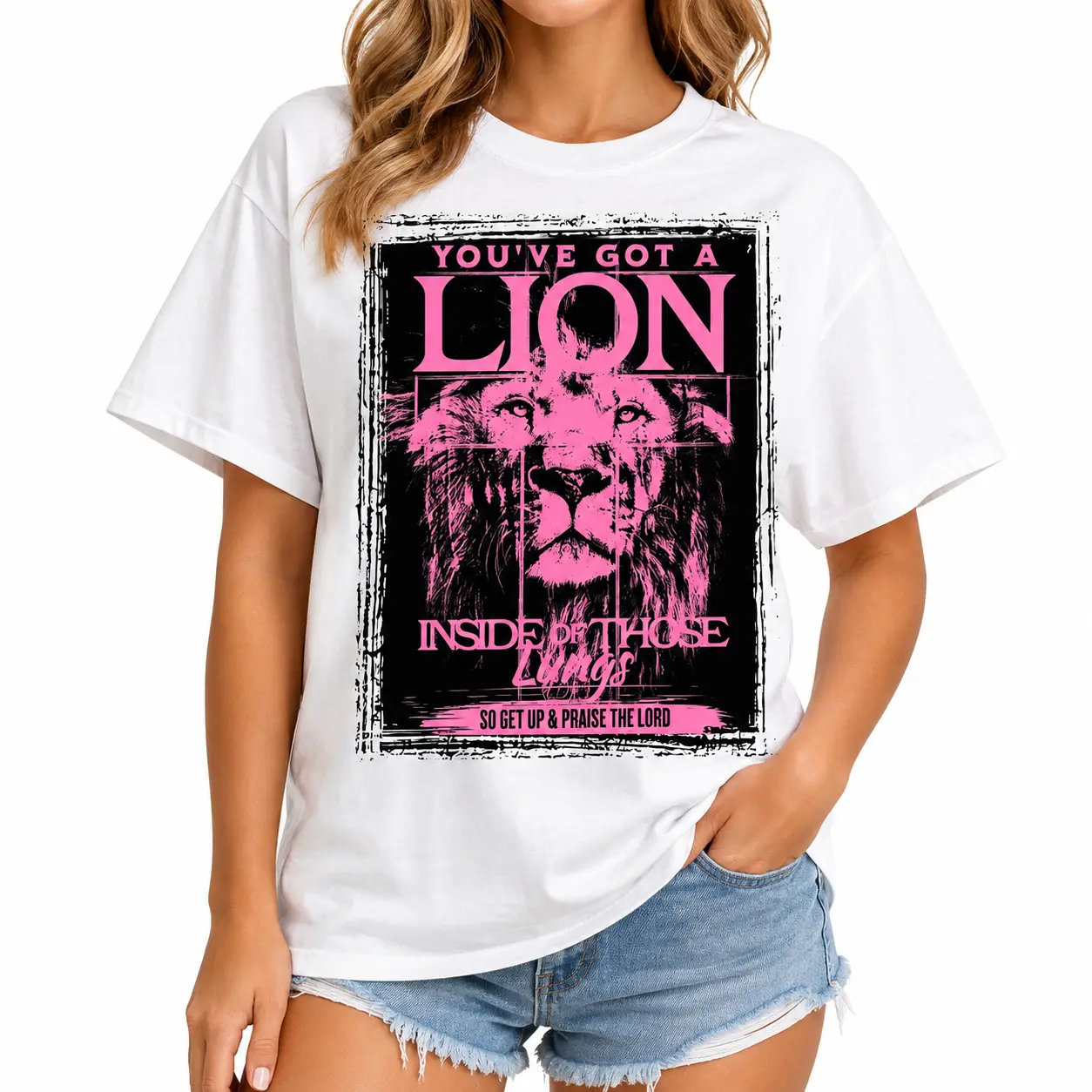 You've Got a Lion Inside Those Lungs tshirt or T-Shirt,  Printed