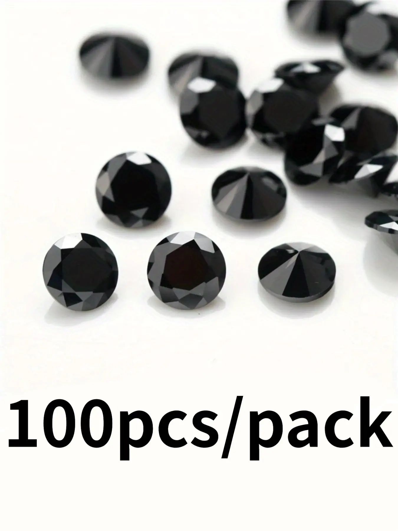 Aaaaa Grade Round Nano Zircon Gemstones, 100 Pieces Per Pack, DIY Jewelry Watch Phone Nail Art Kit, Wedding Accessory