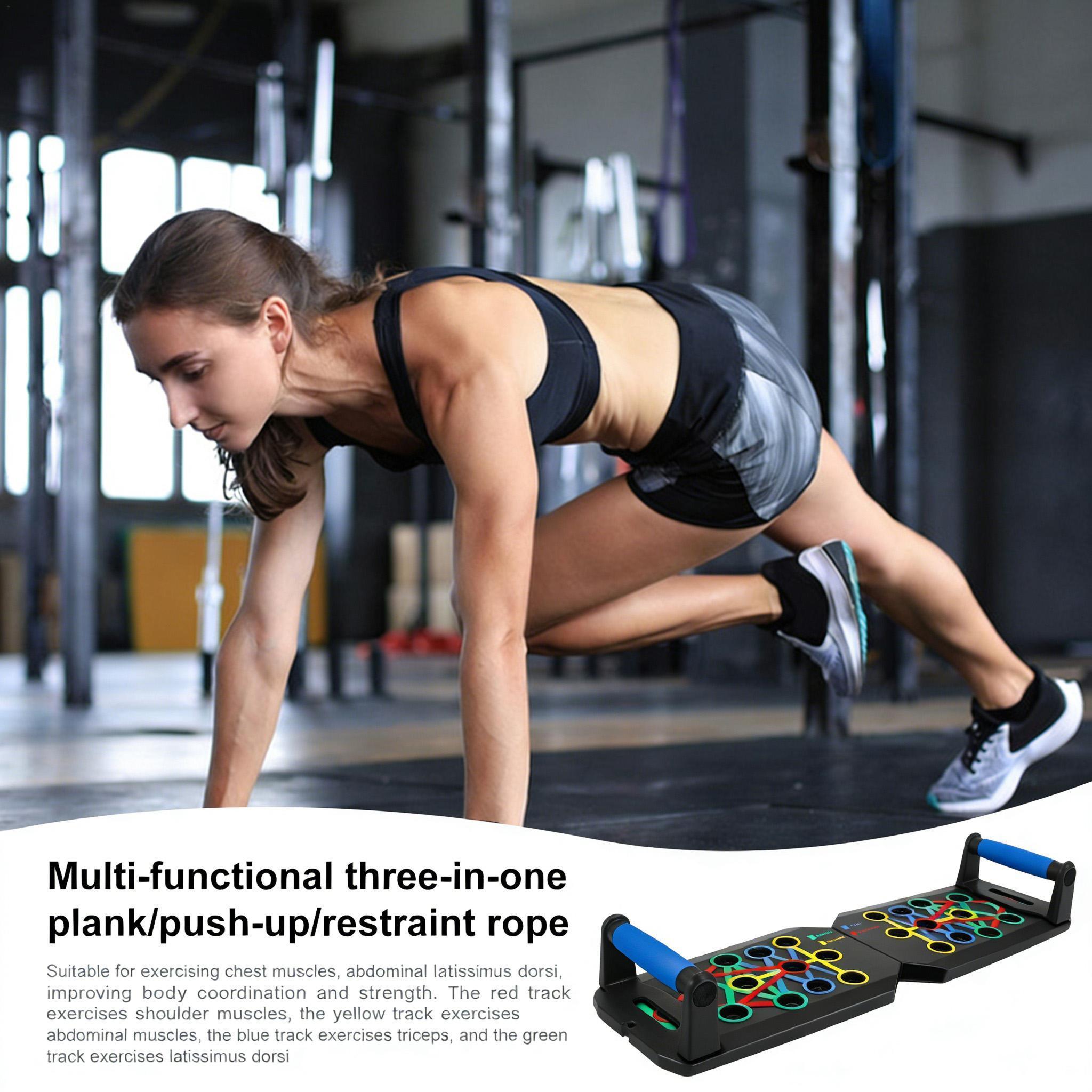 Multifunctional Push Up Board & Pull-Up Bar - Adjustable Home Fitness Set for Chest, Ab & Upper Body Strength Training | Portable Workout Equipment for Men & Women