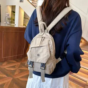 Men's and women's same bags, multi-functional, fashionable commuting, large-capacity backpack, shoulder breast bag