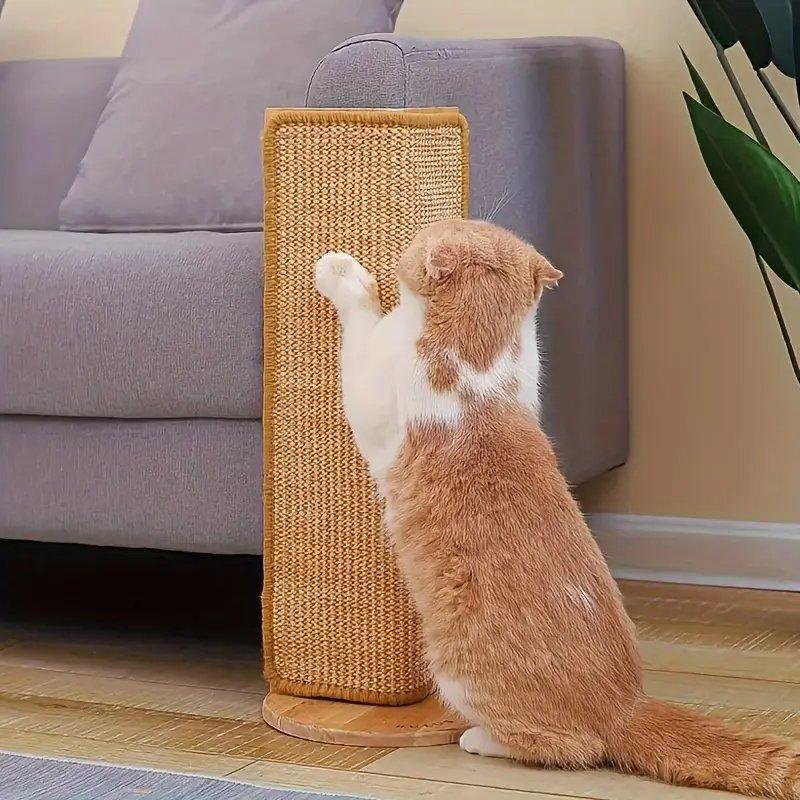 Cat Scratcher, Sisal Cat Scratcher, Mess-free Cat Scratcher, Sofa-safe Design for Exercise & Rest, Perfect Gift for Cats