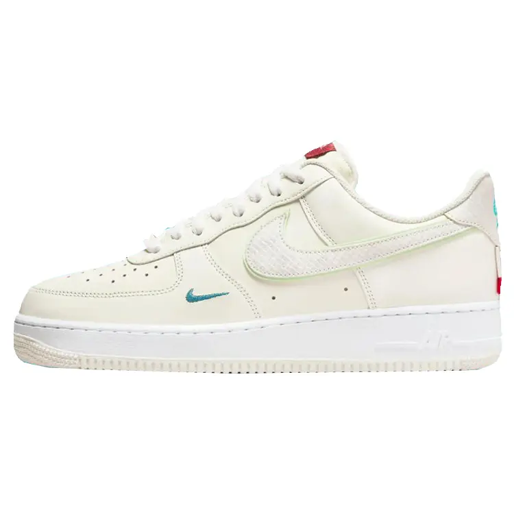 Nike Air Force 1 Leather Low-Top Sneakers for Men and Women – Year of the Dragon Edition, Off-White Verifiable, with credentials and supporting global authentication