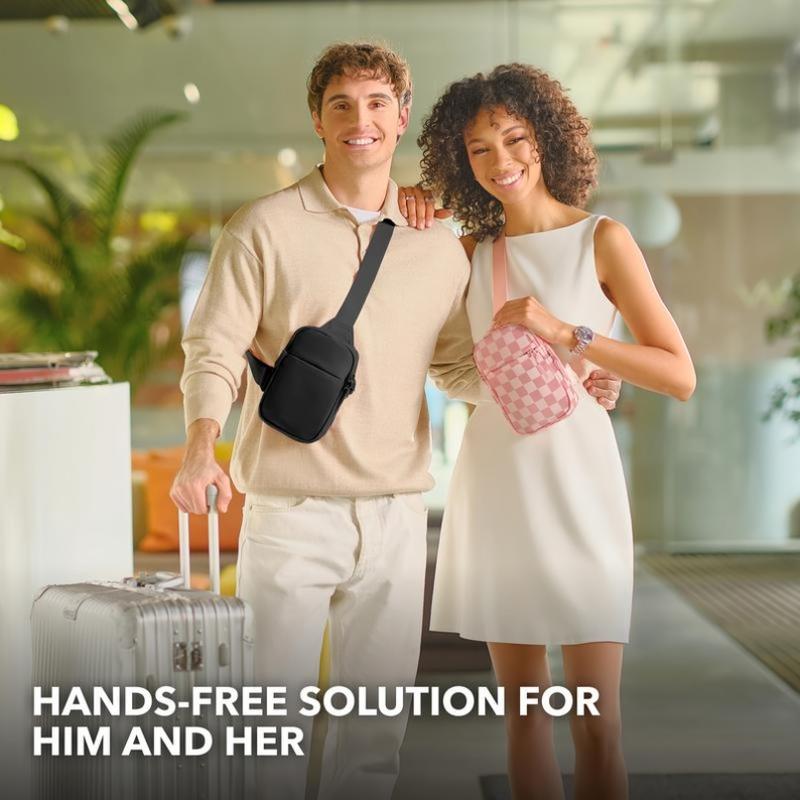 2026 Viral Mini Crossbody Waist Bag | Lightweight Nylon, Adjustable Strap for Everyday Use