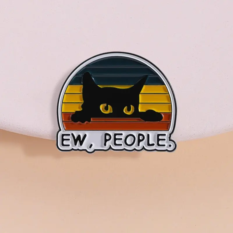 Cute Cartoon Cat Design Brooch, Fashion Brooch for Women & Men, Men Accessories, Enamel Pin Suitable for Backpacks, Jeans, Scarves, Hats Decoration, Hat Clip, Hat Pins, Alloy Brooch Pin