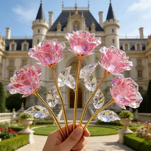 12 Pcs Artificial Rose Flowers, High-End Hotel Room Decor, Mother's Day, Valentine's Day, Wedding Gift, Fake Flower Bouquet, Artificial Flowers Set