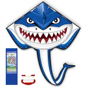 Kite for Kids Ages 4-8 8-12 & Adults, Shark & Dragon & Unicorn & Butterfly Kites Flying Toys, Easy to Fly Big Kite with 328FT String Easter Gift for Boys Girls Beach Park Outdoor Party Activities