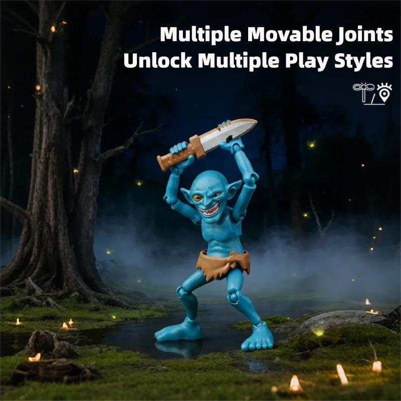 New Goblin Multi Jointed Movable Toy Multi Form Action Figure DIY Full Body Movable Assemble Handmade Model Kids Toys Gifts