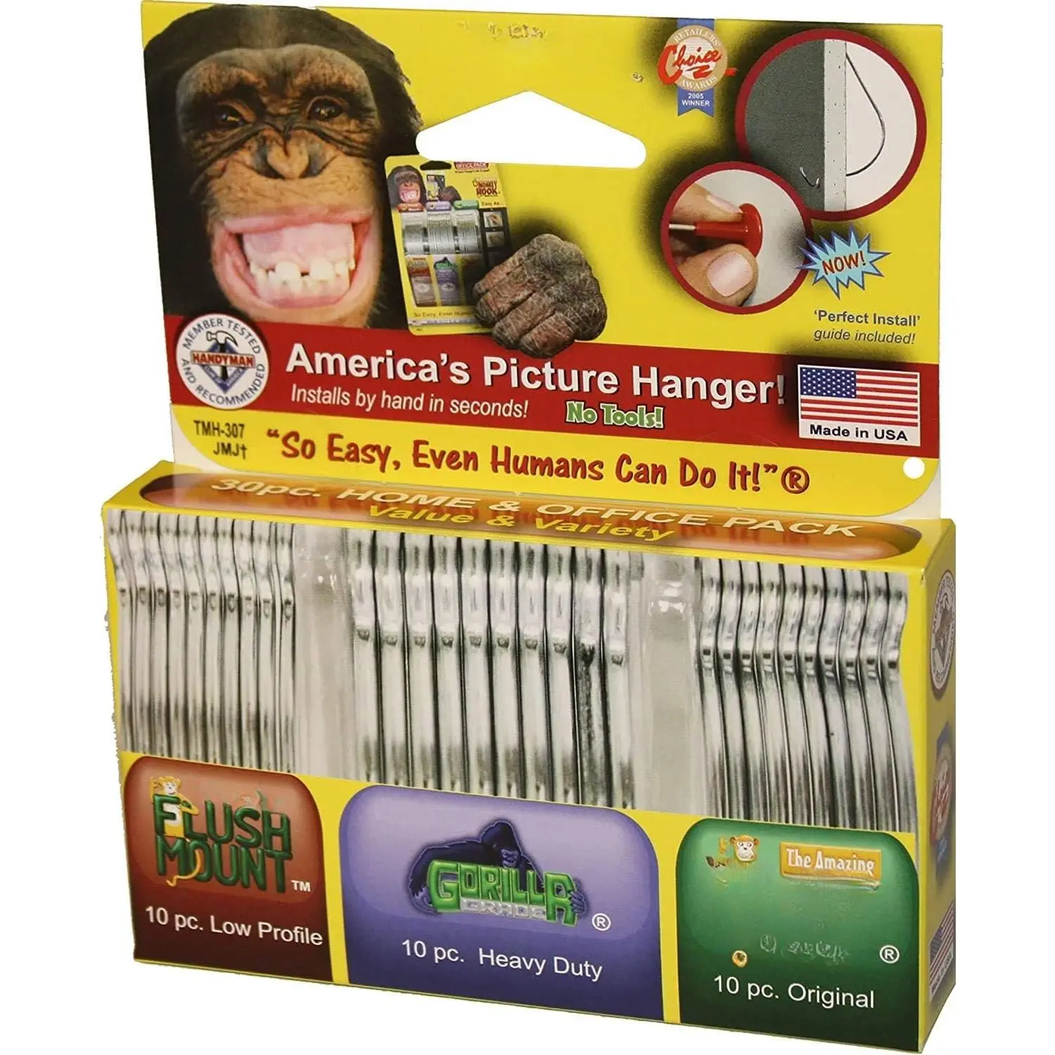 s Picture Hangers  and Office Pack,  , Drywall s for  Pictures, Wall s, Picture Hangers, Picture  Kit, 30 count Set