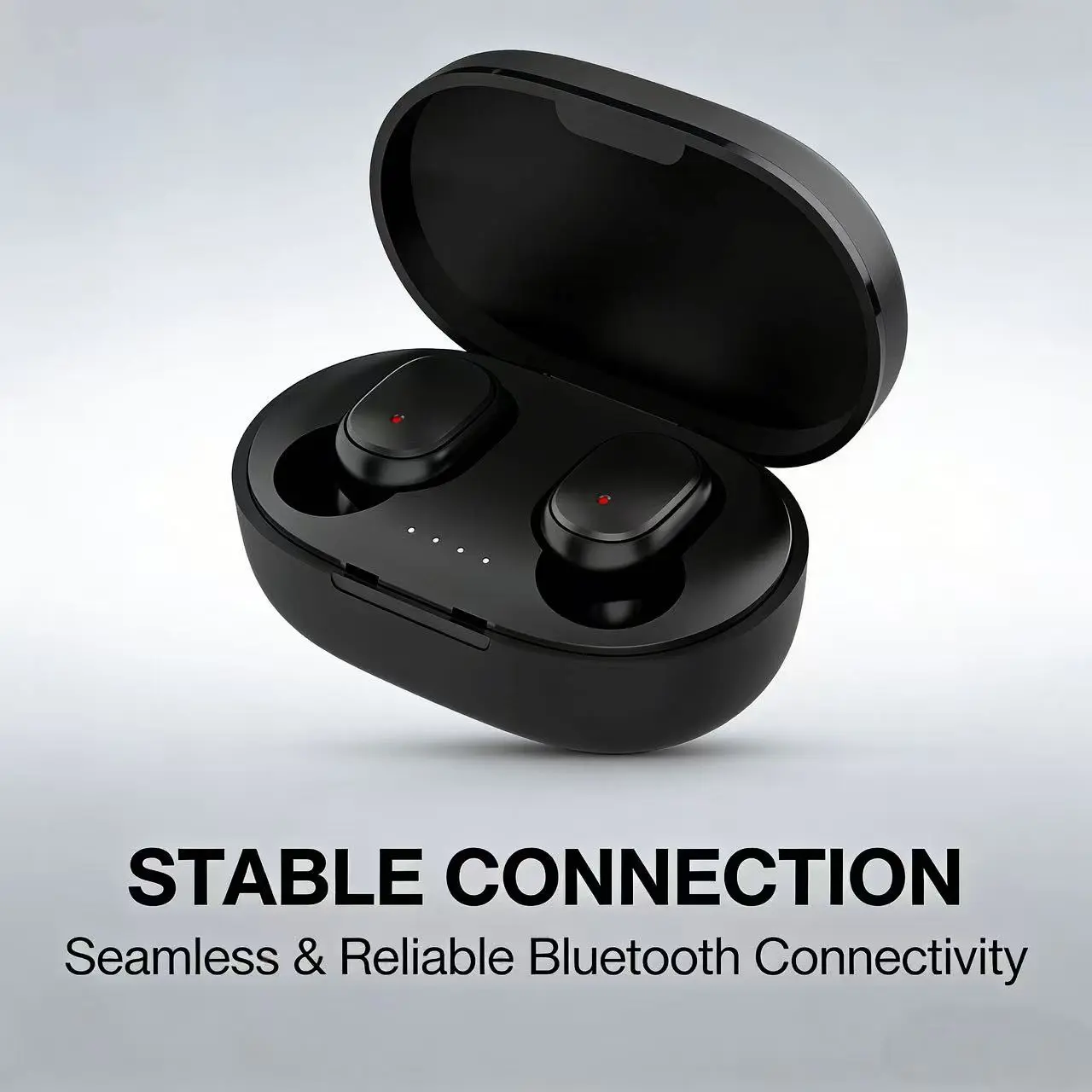 Wireless Earbuds With Portable Charging Case, Mini In-Ear Headphones, Touch Control, Lightweight Comfort, Stereo Sound Earphones For Music, Calls, Travel, Workout, Daily Use, Sports Earphones