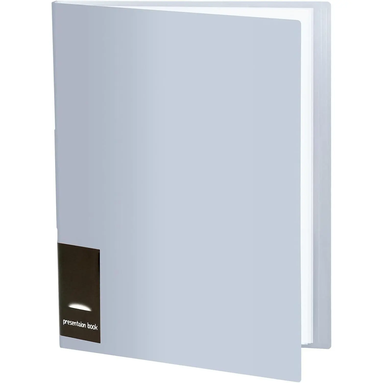 Art Portfolio 8.5"x11",-Heavy DutyDisplay Book Folder with Clear Sheet Protectors,Displays40Pages, Presentation Book for Artwork, DocumentOrganizer (Space Grey, 1 Pack)