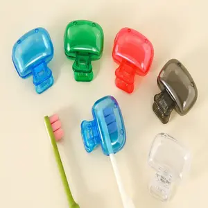 5-Pack Travel Portable Toothbrush Head Cover Set, Toothbrush Protector, Bathroom Accessories for Home & Outdoor Use, Perfect Gift-YY0