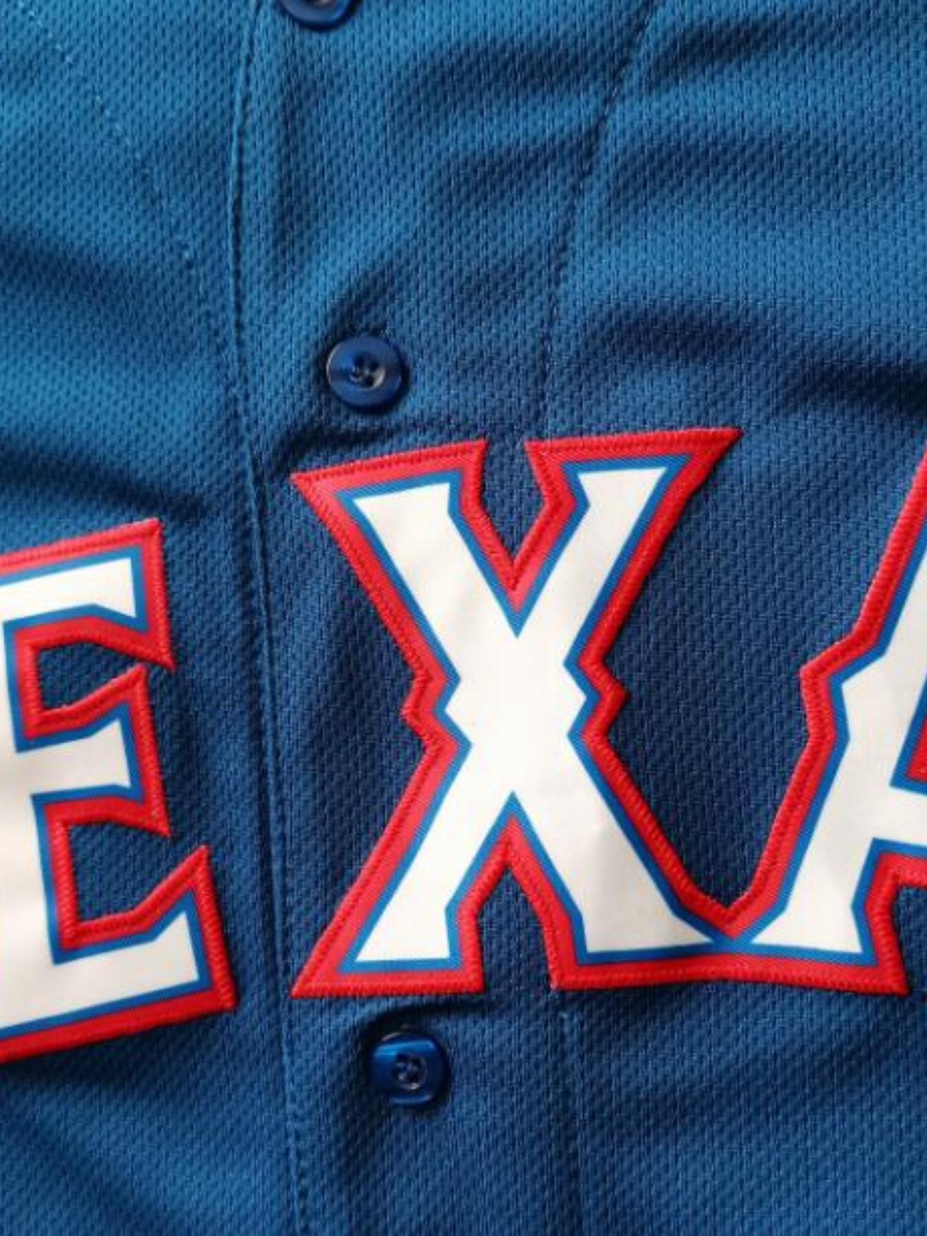 Men's Letter & Striped Print Baseball Jersey, Casual Loose Sporty Short Sleeve V Neck T-Shirt for Summer, Fashion Men's Top for Daily Wear, Home Jersey