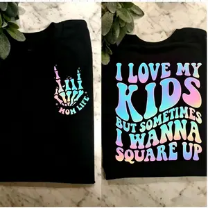mom life shirt I love my kids but want to square up humor popular trending mama#   HuntingMama#   CamoMama#   MomLifeStyle#   OutdoorMom#   CountryMom#   GiftForMom#   Mother's Day Gift#   streetwear tees