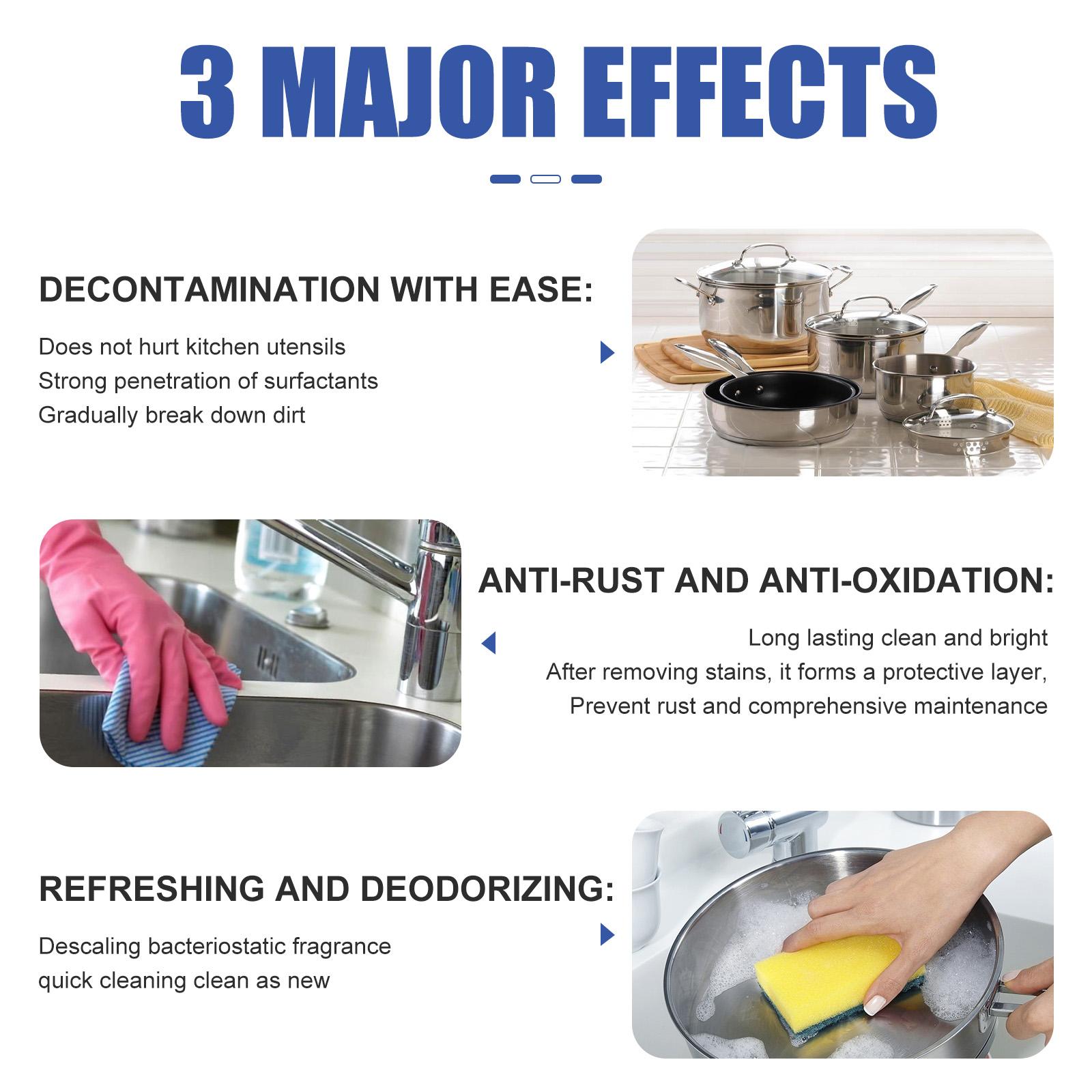 Foaming Cleaner for Oil Stains Multi-purpose Heavy Oil Stain Foam Cleaner for Kitchen Stoves and Range Hoods