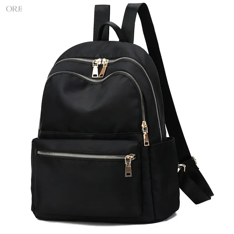 Large Capacity Minimalist Oxford Cloth Backpack For Women, Lightweight Luxury Style College Student Bookbag Casual Fashion Daypack Back To School Must Have