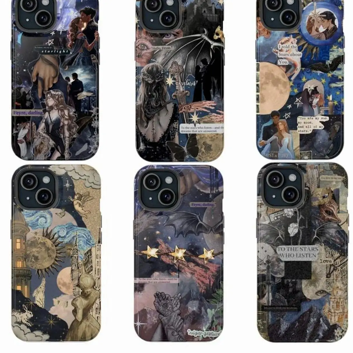 A Court of Thorns and Roses (ACOTAR) Smartphone Case - 6 New Styles, Handheld Safety Protection Cover for iPhone 11-17 Pro Max/Plus, Samsung Galaxy S23-25 Devices