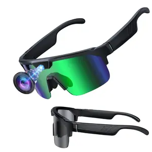 Smart Sport Sunglasses with 8MP Camera , AI Smart Glasses with Video Recording,4GB Memory Build-in(No TF Card Need), ABS+PC Frame,270Mah Battery, Bluetooth Call ,Music Control ,AI Translation,AI  Image Recognition