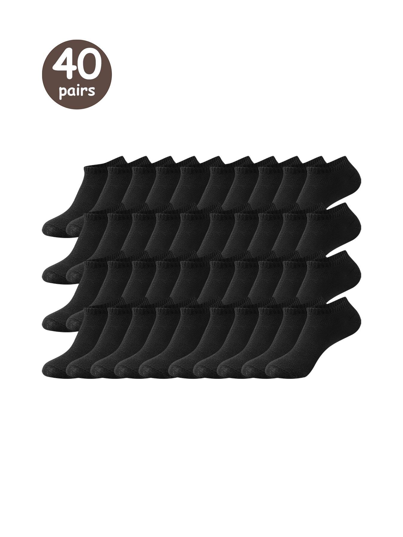 Men's Plain Ankle Socks, Casual Comfy Breathable Solid Color Socks for Daily Wear, Socks for Men, Men Socks, Socks Set, Socks Pairs, Breathable Fabric Socks, Soft Breathable Socks, White Socks