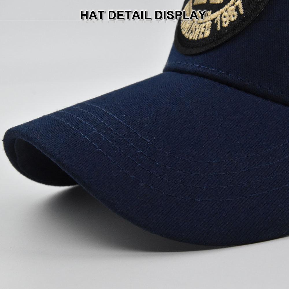 Cartoon embroidered baseball cap, patch embroidered duckbill cap, mesh cap, personalized embroidered curved brim sun hat