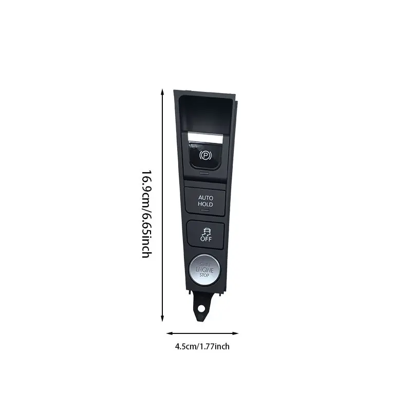 Volkswagen Nms Handbrake Switch 3ad927137b, Parking Brake Stop Switch for Models 2011-2015, Oe Replacement Part, No Battery Included