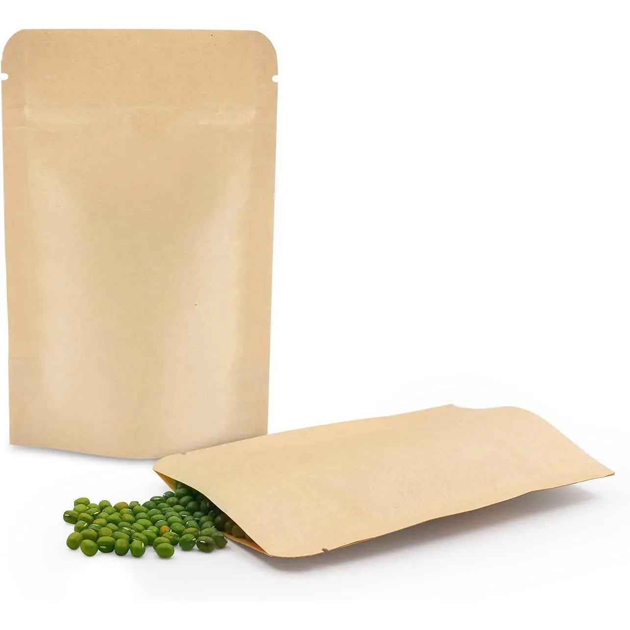 Stand Up Pouches - 50 Pack 3.5x5.5 Inch Zipper  Storage  Bags with Foil Lined for  or Business