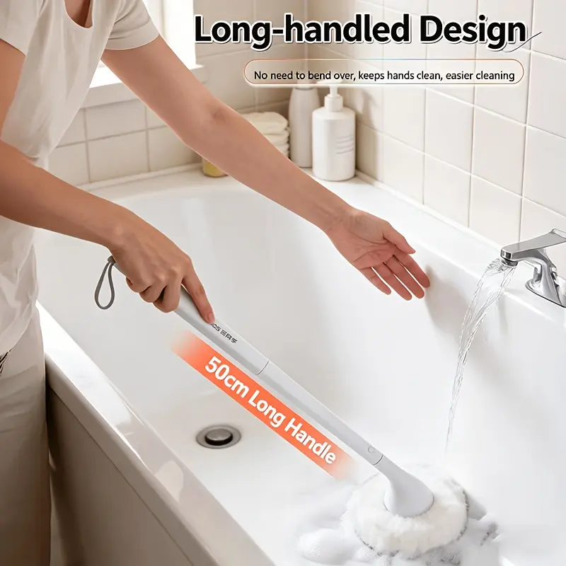 JOYBOS Bathtub Cleaning Brush, Multifunctional Bathroom Scraping Brush, Suitable for Tiles and Bathtubs, Suitable for Bathtubs, Toilets, Walls, and Sinks, Is An Ideal Choice for Home Cleaning and Back To School Season
