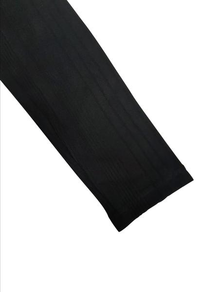 Women's Slim-Fit High Neck Long Sleeve T-Shirt, Button Decorated Top for Spring & Fall, Contemporary Plain Design, Casual Top, Casual Business Top