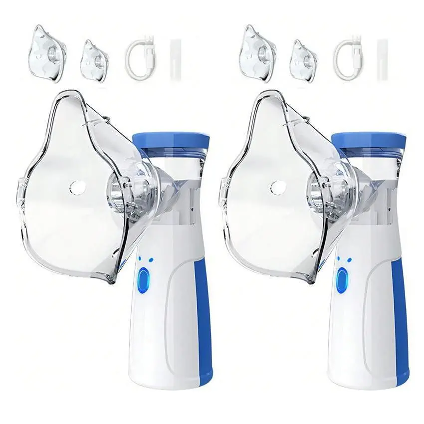Compact Handheld Nebulizer Device - Daily Use, Mesh Separator, Facial Hydration, Includes Accessories, USB Power Cord, Home & Summer Outdoor Sport Gaiter (Home Supplies, Party Masks & Accessories), Usb Powered