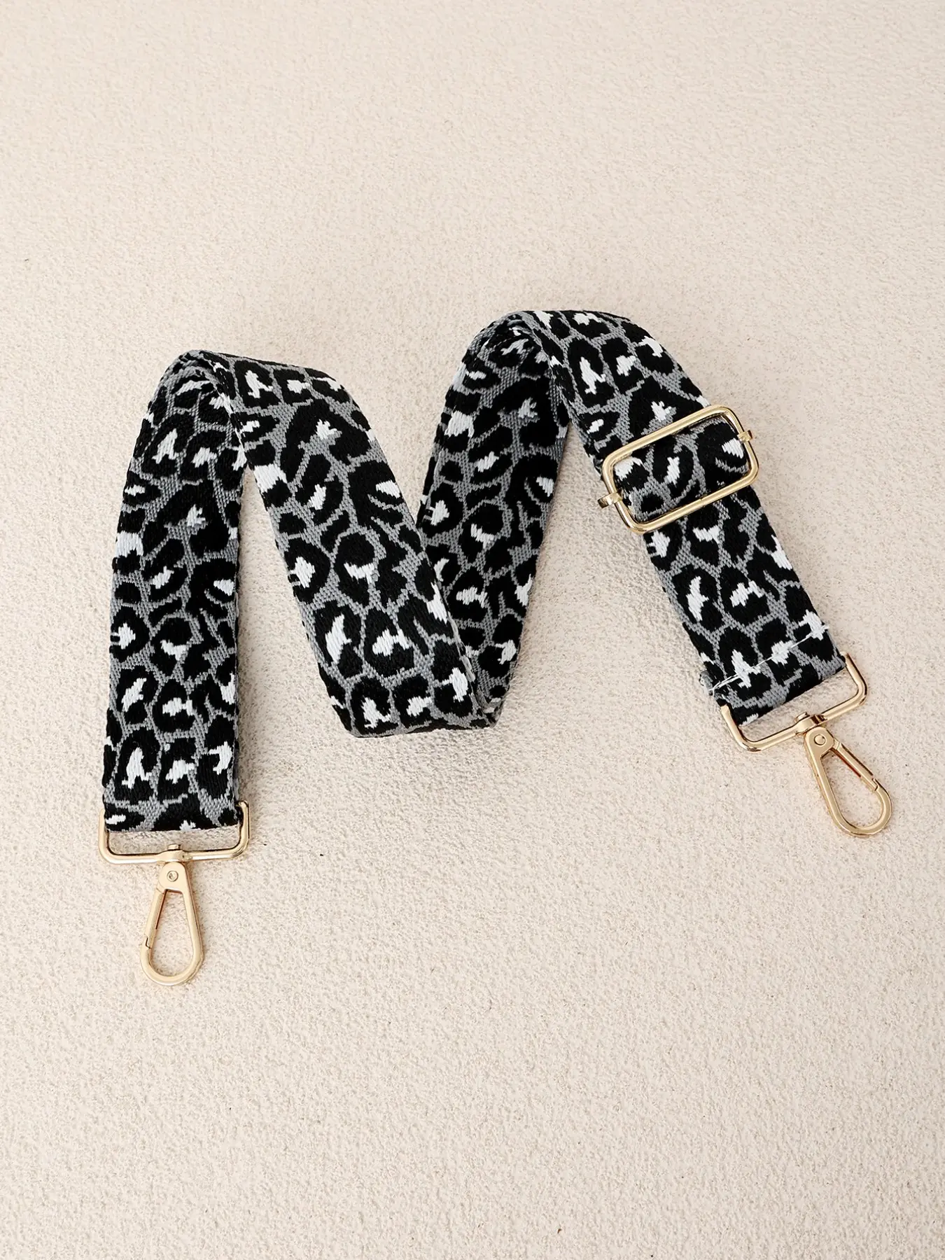 Leopard Print Crossbody Strap, Adjustable Shoulder Strap for Handbags, Purse Shoulder Straps, Fashion Replacement, Bag Accessories, Suitable for Women's Bags and Wallets