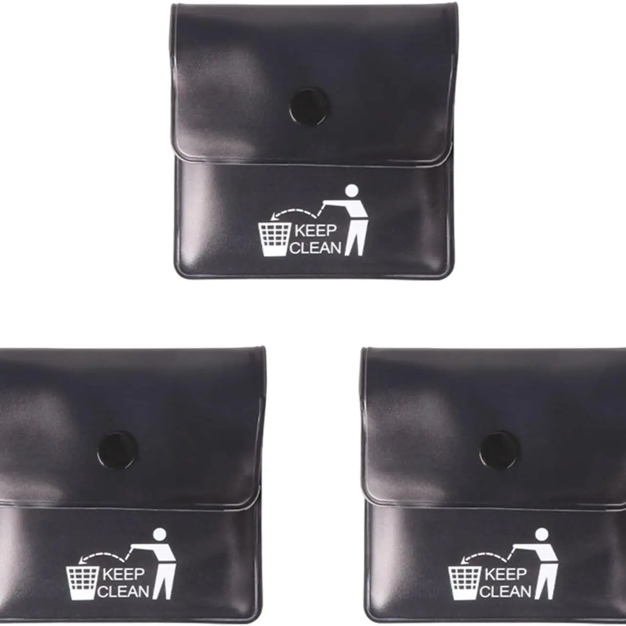 Ashtrays for Pocket Ashtray Pouch - Pack of 3 Premium Fireproof PVC Smell Proof Cool Travel Ashtrays Portable Outdoor Butt Disposal Pouch Fancy Cute Ashtray