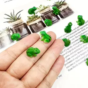 20 Pcs Miniature Frog Figurines - Universal Resin Frogs Garden Decorations, Cute Animal Statues for Moss Landscape, DIY Craft, Home & Party Accessories, Seasonal Décor Without Electricity