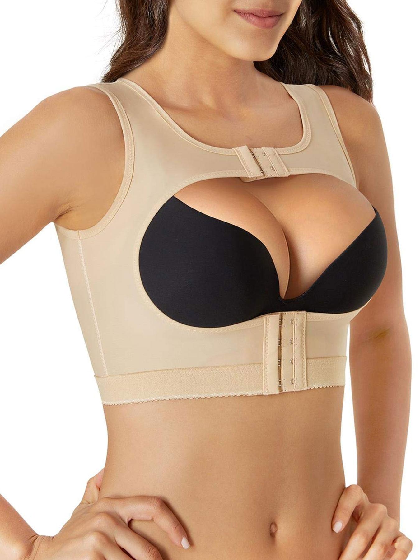 Classic U-Shaped Chest Corrector Bra, Adjustable Bra, Lifts & Prevents Sagging, Wide Elastic Band, Anti-Curling, Comfortable Fit, Women's Underwear