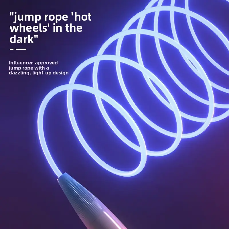 Glow Gradient Weighted Light Up Fitness Jump Rope