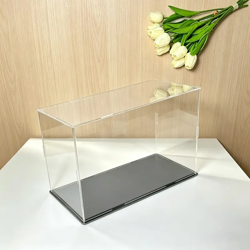 Acrylic Transparent Display Box, Collectible Storage Case, Dust-Proof Organizer, Ideal for Toys, Models, Figures, Home Decor, Desktop Collection