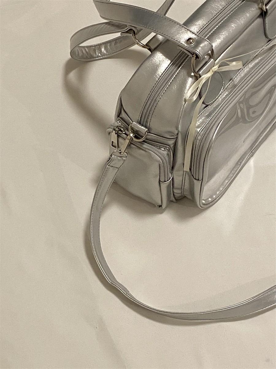 Anime Two-Dimension Japanese Uniform Bag Jk Shoulder Bag Large Capacity Crossbody Versatile Badge Display Bag Doll Itabag Purse