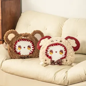 Emma Bear Series Single and Dual Shoulder Backpack Cute, Art Toy Model 1, No Battery Included, Ideal for Daily Use and Travel