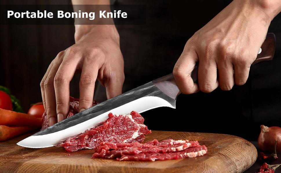 Chef Knife Set, Handmade High Carbon Stainless Steel Knife Set, Japanese Style Chef Knife Set, Professional Kitchen Knife Set, Butcher Boning Meat Cleaver, Best Gift for Mother's Day Chef Knife Set, Handmade High Carbon Stainless Steel Knife Set, Japanese Style Chef Knife Set, Professional Kitchen Knife Set, Butcher Boning Meat Cleaver, Best Gift for Mother's Day