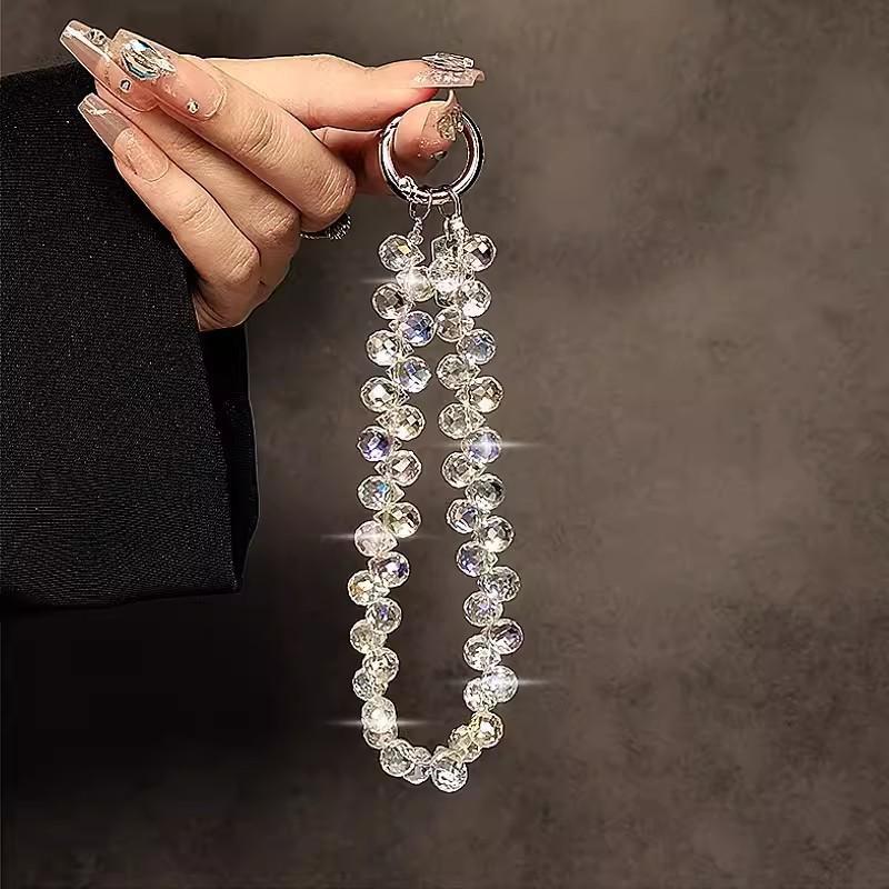 Fashionable Short Mobile Phone Chain, Anti-Lost Phone Lanyard, Handmade Beaded Wrist Chain, Phone Strap for Women & Girls, Phone Accessories, Cell Phone Charm, Phone Charms #GLOBAL PICKS