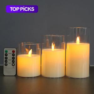 battery required led candle light, led candle lamp with remote control, led lights, led candle ambient light, decorative candle lamp, indoor ambient light, home decor, light dimmable