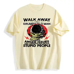 Personalized Year 1965-1980 I Am Grumpy Old Man Generation X T-Shirt, Gen X Walk Away Shirt, Generation X Shirt, Full Colors, Full Sizes, For Men, For Women，100% Cotton Unisex T-Shirt S-5XL