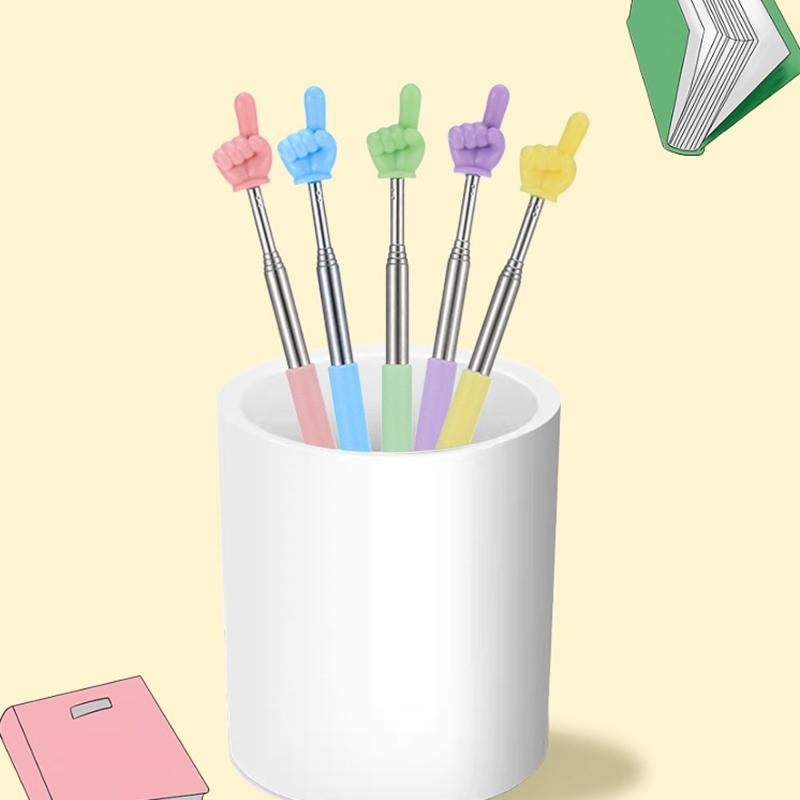 Telescopic Teacher Pointer, 1 Count Mini Telescopic Classroom Pointer, Retractable Hand Indicator Rod, Suitable for Teachers, Classroom Supplies, Office Accessories